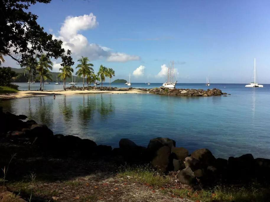 Studio Ideal Couple, A 200M De Tres Belles Plages Pointe Du Bout! Lazaret Bagian luar foto